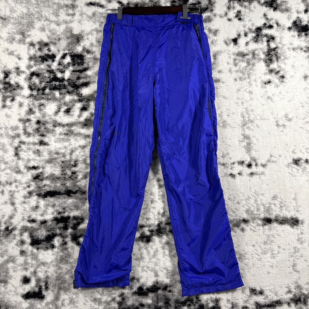 Vintage Patagonia Pants Mens Size Small Blue Fleece Lined Zip Gorpcore
